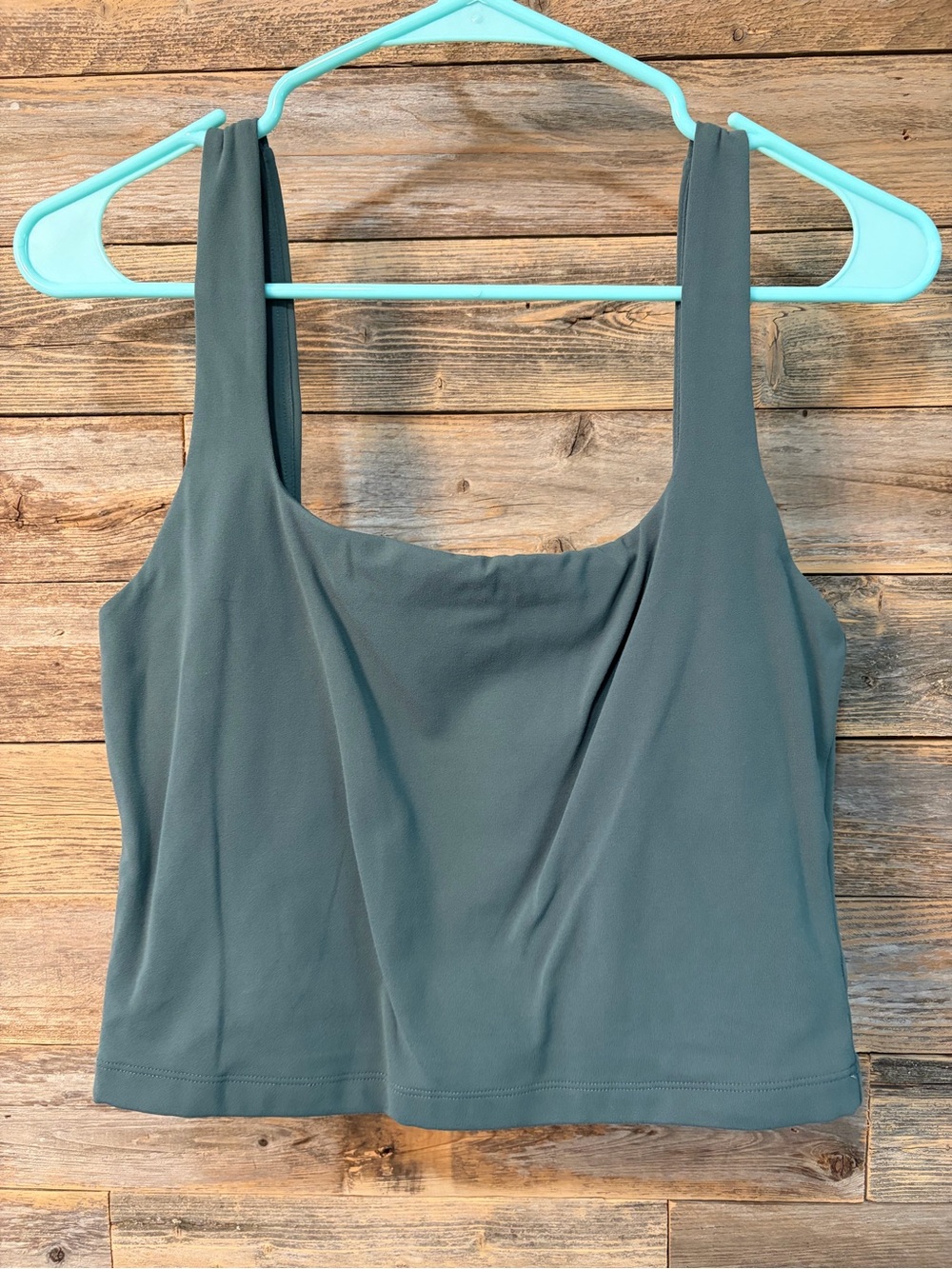 CRZ Women's Slate Green Square Neck Tank Top* - size M